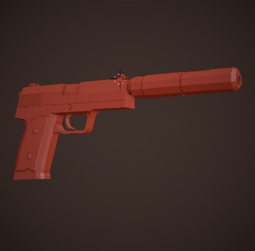Low Poly USP preview image 1